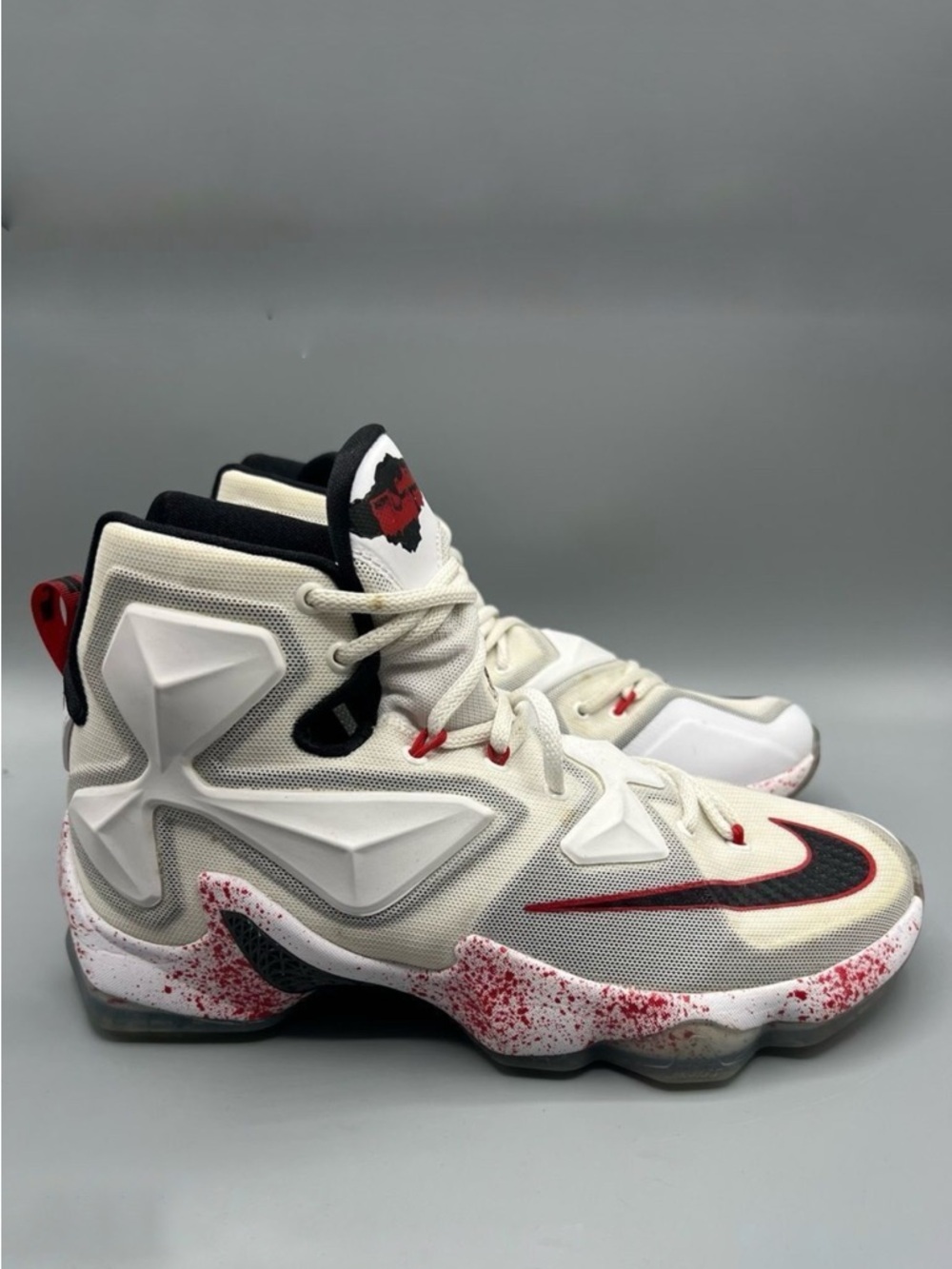 Nike LeBron Friday the 13th Blood Splatter Men's Basketball Sneakers Shoes